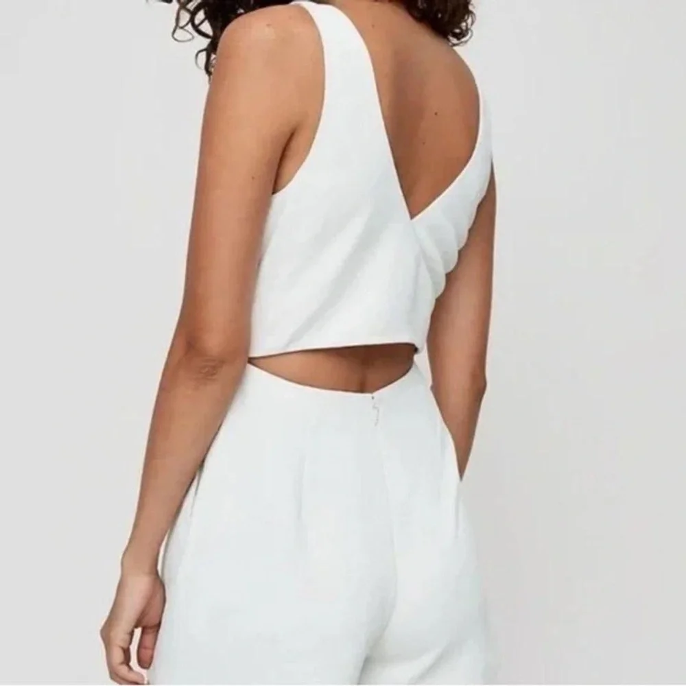 Aritzia Wilfred Écoulement Romper Size 0 • light birch - Picture 2 of 11